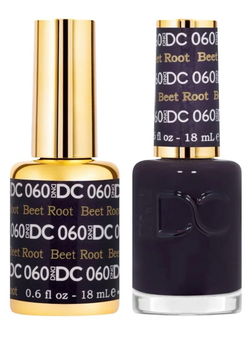 NIB-Gel/ Lacquer Nail Polish-DND DC 060 Beet Root Nail Polish - Deep Plum